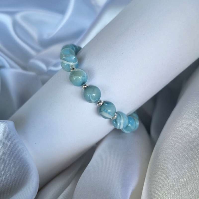 Bracelet Zazie bleu pastel